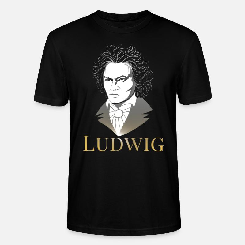 Ludwig van Beethoven - Stanley/Stella Unisex Bio-T-Shirt CRAFTER - Schwarz