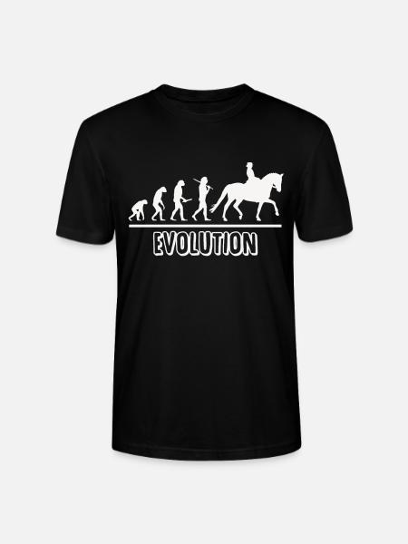 Reiter Evolution - Reiten - Pferd - Stanley/Stella Unisex Bio-T-Shirt CRAFTER - Schwarz