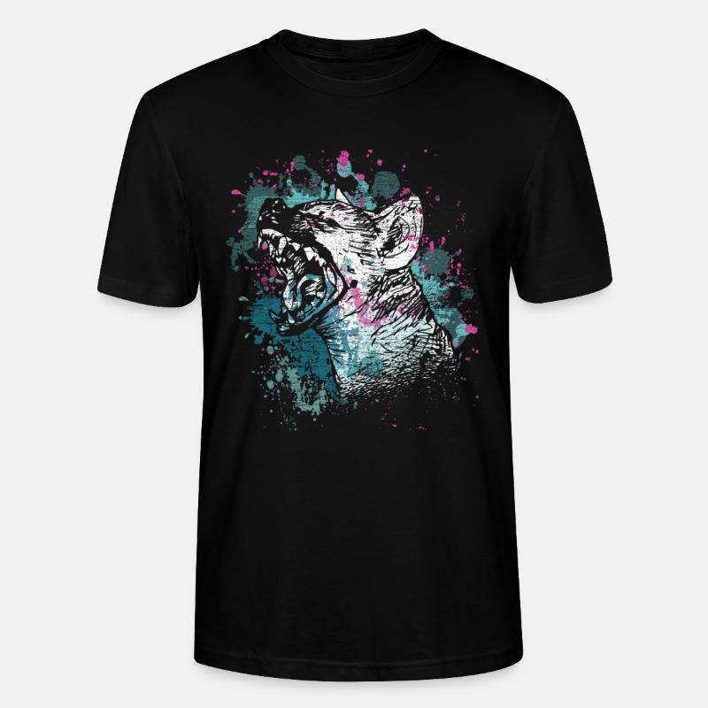 Hyena Zoo - T-shirt bio CRAFTER Stanley Stella Unisexe - noir