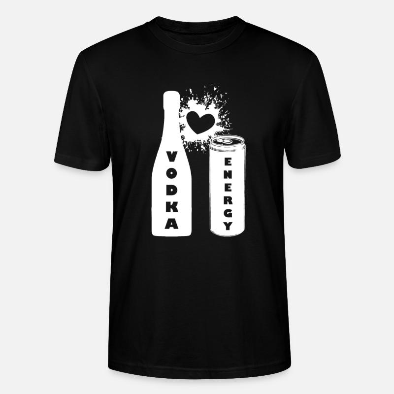 Vodka Energy - Stanley/Stella Unisex Bio-T-Shirt CRAFTER - Schwarz