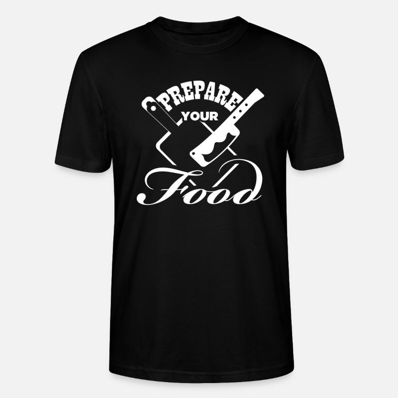 J’adore la nourriture. - T-shirt bio CRAFTER Stanley Stella Unisexe - noir