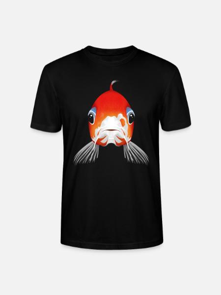 Koi Fish - T-shirt bio CRAFTER Stanley Stella Unisexe - noir
