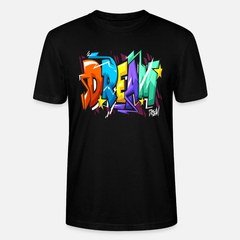 Graffiti Dream - Stanley/Stella Unisex Bio-T-Shirt CRAFTER - Schwarz
