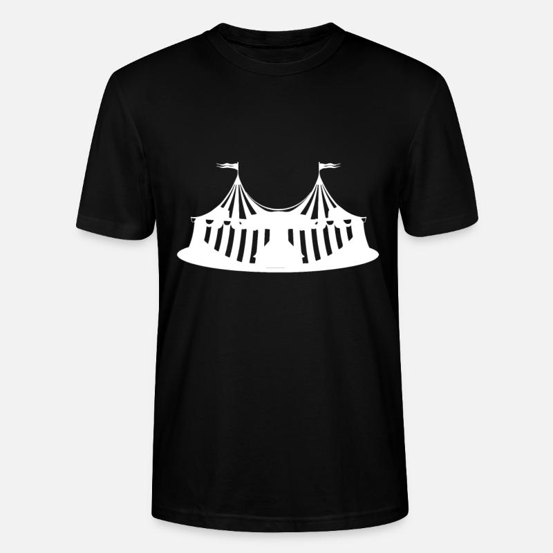 Chapiteau de cirque - T-shirt bio CRAFTER Stanley Stella Unisexe - noir