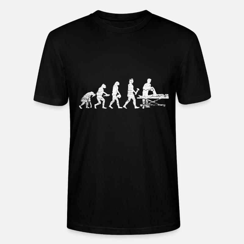 Evolution Physiothérapeute - T-shirt bio CRAFTER Stanley Stella Unisexe - noir