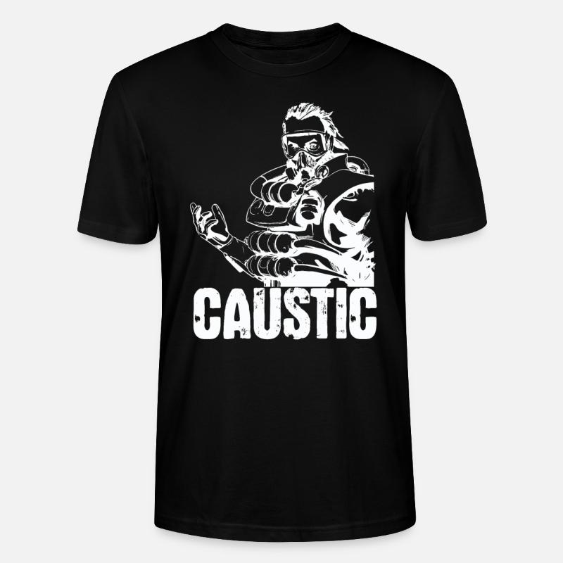 Caustic - T-shirt bio CRAFTER Stanley Stella Unisexe - noir