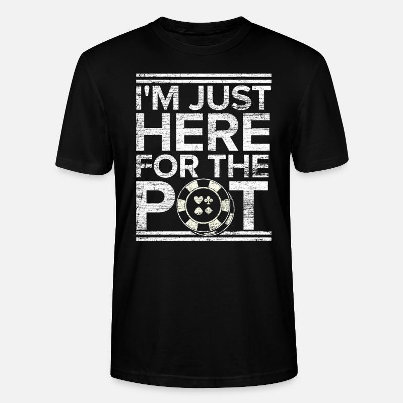 Poker - Stanley/Stella Unisex Bio-T-Shirt CRAFTER - Schwarz