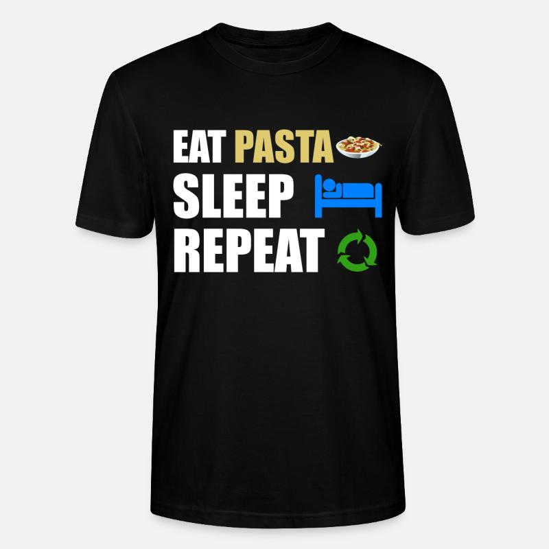 Pasta - Stanley/Stella Unisex Bio-T-Shirt CRAFTER - Schwarz
