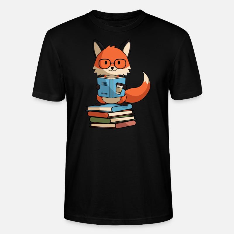 Schlaufuchs schlauer fuchs - Stanley/Stella Unisex Bio-T-Shirt CRAFTER - Schwarz
