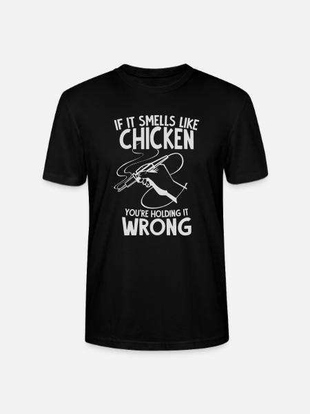 Funny soldering - Stanley/Stella CRAFTER Unisex Organic T-Shirt - black