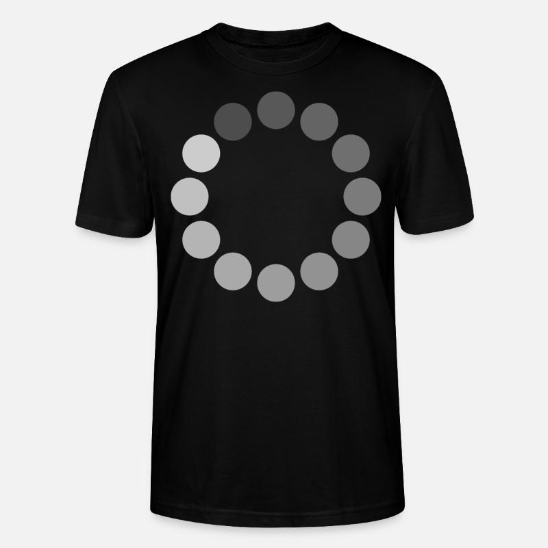 Loading Icon Circle - Stanley/Stella CRAFTER Unisex Organic T-Shirt - black