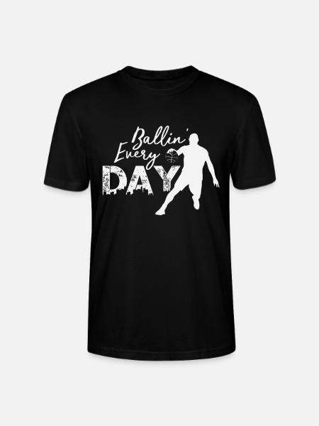 Basketball Everyday - Stanley/Stella CRAFTER Unisex Organic T-Shirt - black