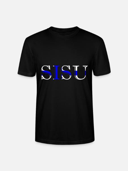 Finland Sisu - Ekologisk T-shirt CRAFTER unisex från Stanley/Stella - svart
