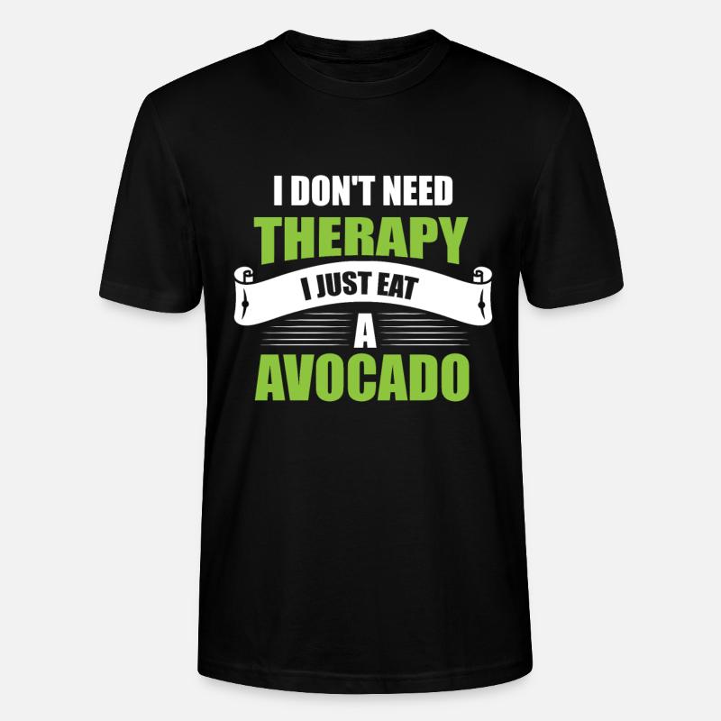 Avocado - Stanley/Stella Unisex Bio-T-Shirt CRAFTER - Schwarz