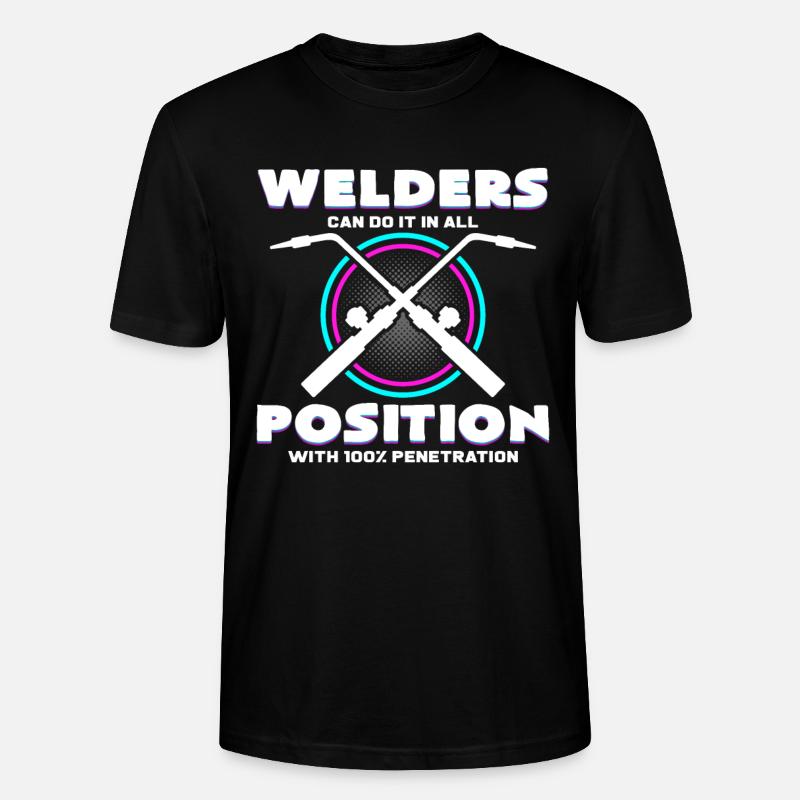 Schweißer - Stanley/Stella Unisex Bio-T-Shirt CRAFTER - Schwarz