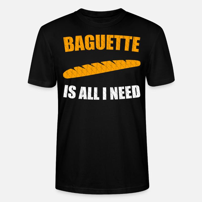 Baguette - Stanley/Stella Unisex Bio-T-Shirt CRAFTER - Schwarz