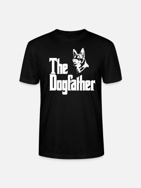 The Dogfather Schäferhund - Stanley/Stella Unisex Bio-T-Shirt CRAFTER - Schwarz