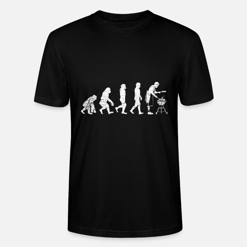 Grillen Evolution - Stanley/Stella Unisex Bio-T-Shirt CRAFTER - Schwarz