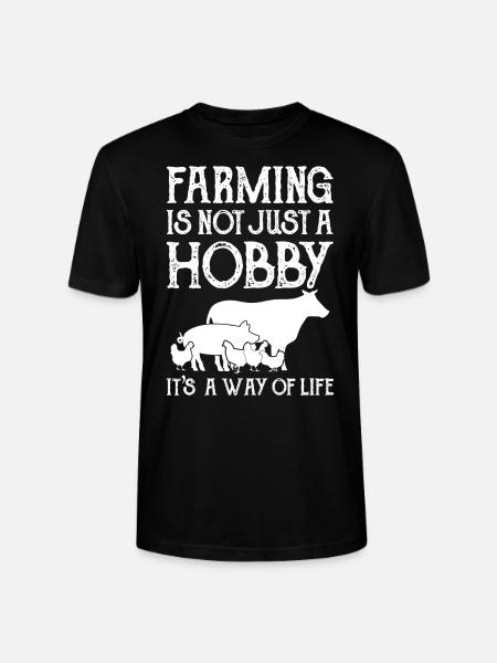 Farmer Farmer Farmer - Stanley/Stella CRAFTER Unisex Organic T-Shirt - black