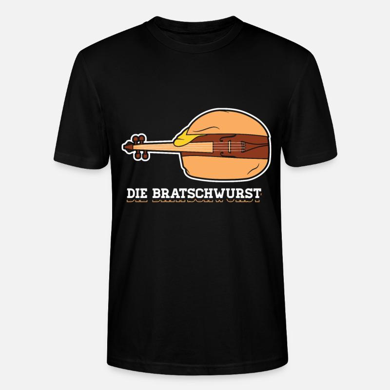 Bratschwurst - Stanley/Stella Unisex Bio-T-Shirt CRAFTER - Schwarz