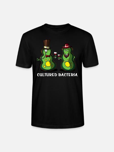 Biology Science Cultured Bacteria Funny - Stanley/Stella CRAFTER Unisex Organic T-Shirt - black