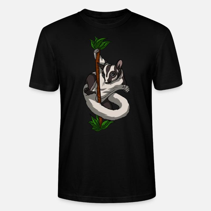Sugar Glider Pole Dancing Animal - Stanley/Stella Unisex Bio-T-Shirt CRAFTER - Schwarz