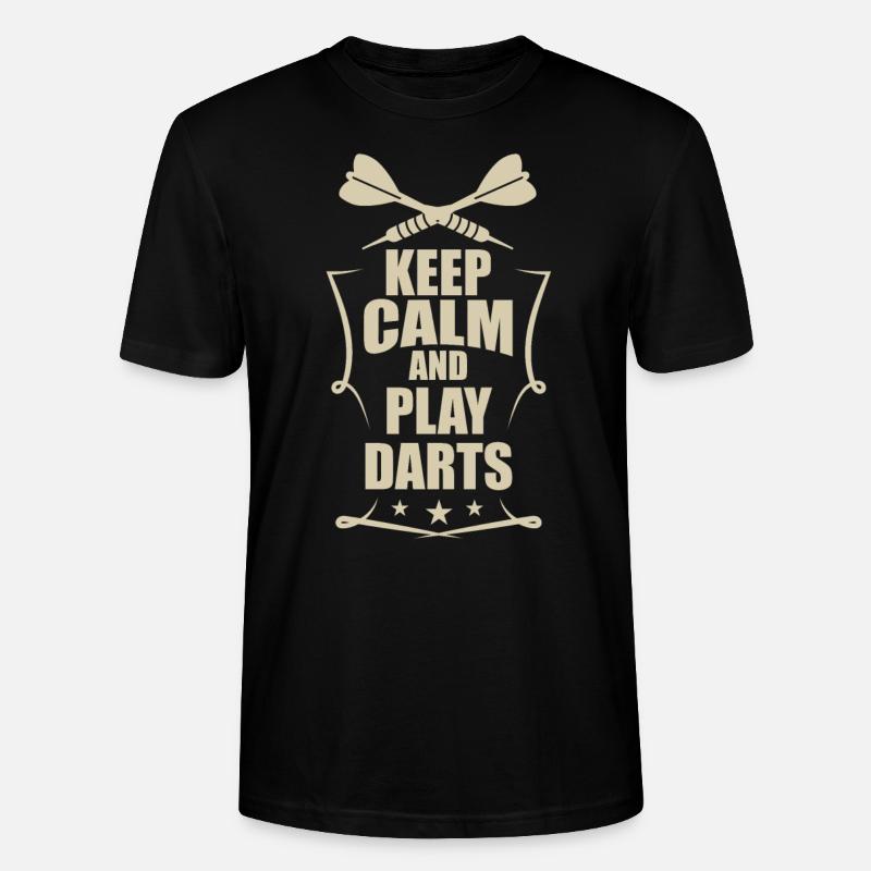 Fléchettes fléchettes jouer - T-shirt bio CRAFTER Stanley Stella Unisexe - noir