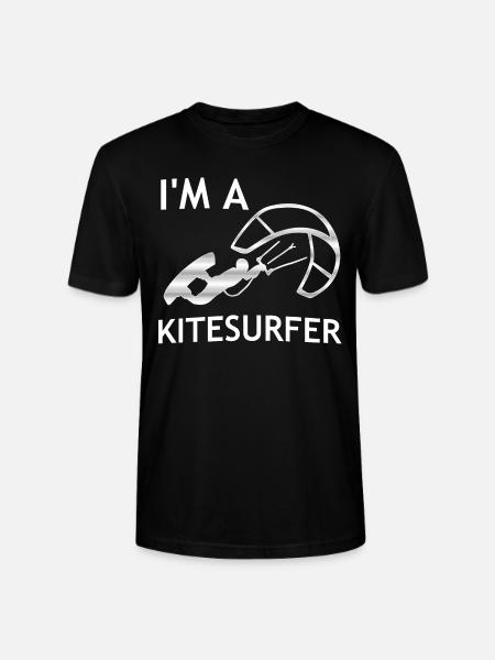 Ich bin ein Kitesurfer - Stanley/Stella Unisex Bio-T-Shirt CRAFTER - Schwarz