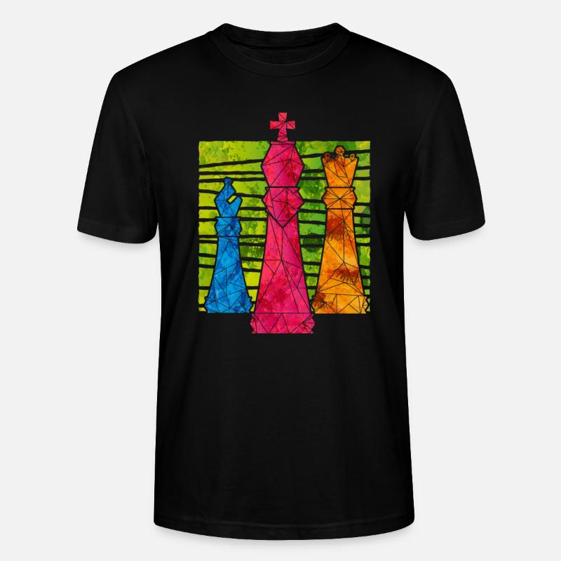 Schach - Stanley/Stella Unisex Bio-T-Shirt CRAFTER - Schwarz