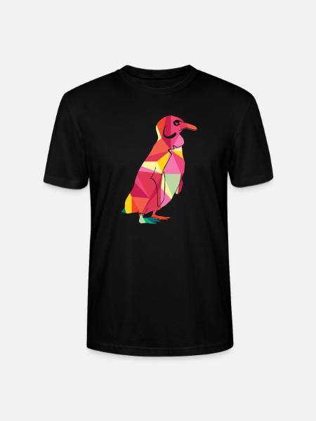 Penguin Cute animal - Stanley/Stella CRAFTER Unisex Organic T-Shirt - black