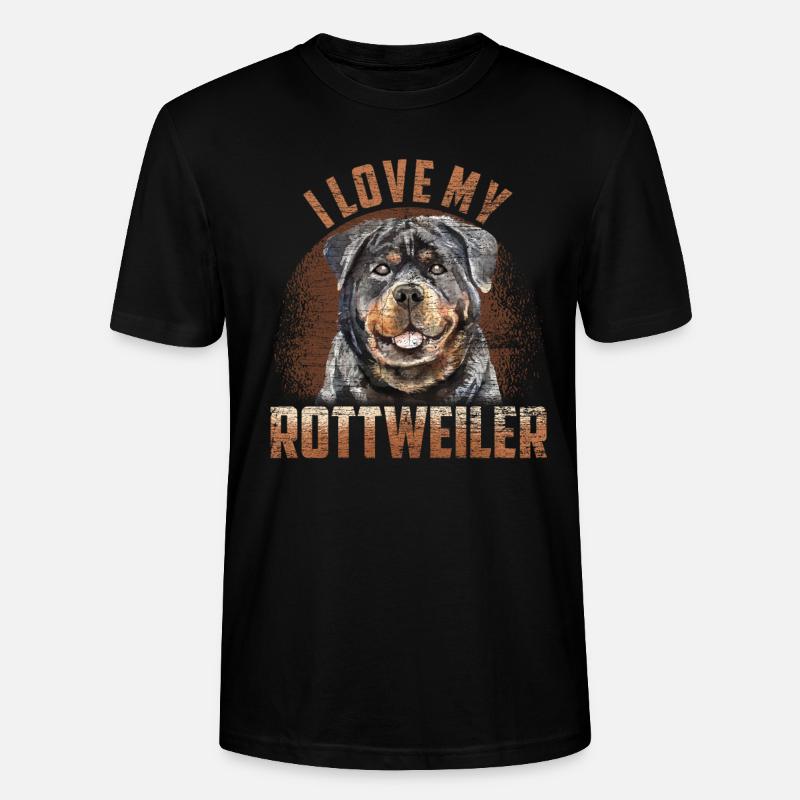 Rottweiler Leidenschaft - Stanley/Stella Unisex Bio-T-Shirt CRAFTER - Schwarz