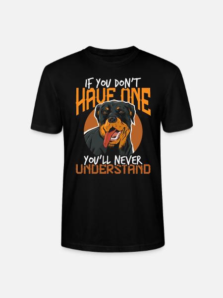 Rottweiler pet - Stanley/Stella CRAFTER Unisex Organic T-Shirt - black