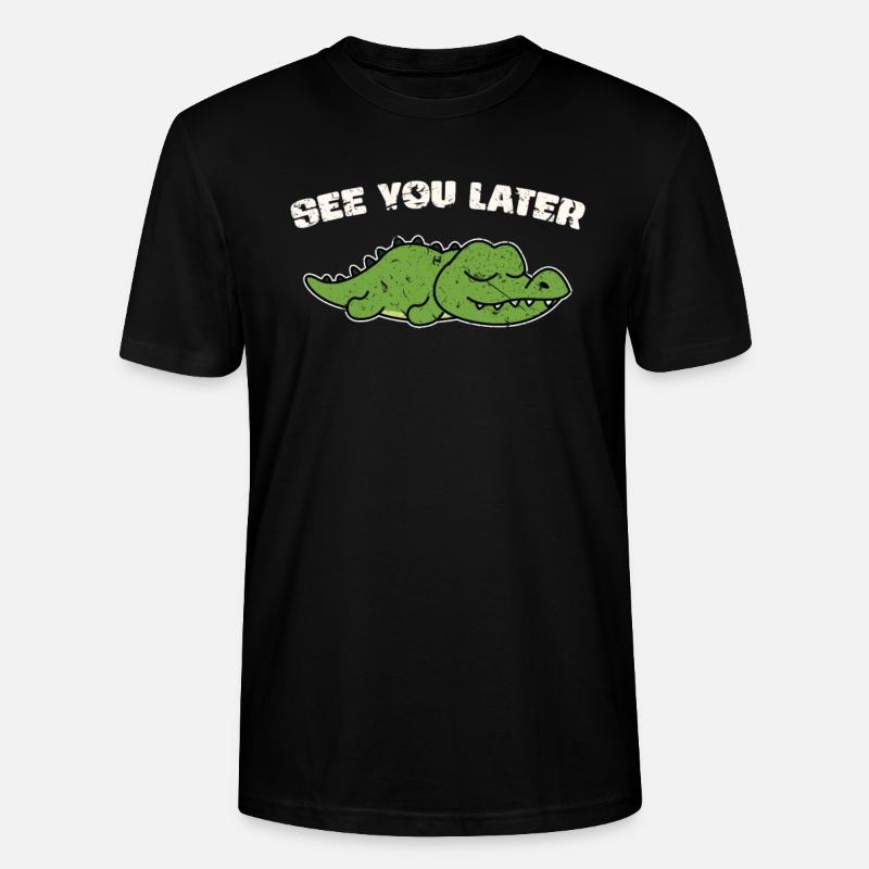 Alligator - Stanley/Stella Unisex Bio-T-Shirt CRAFTER - Schwarz