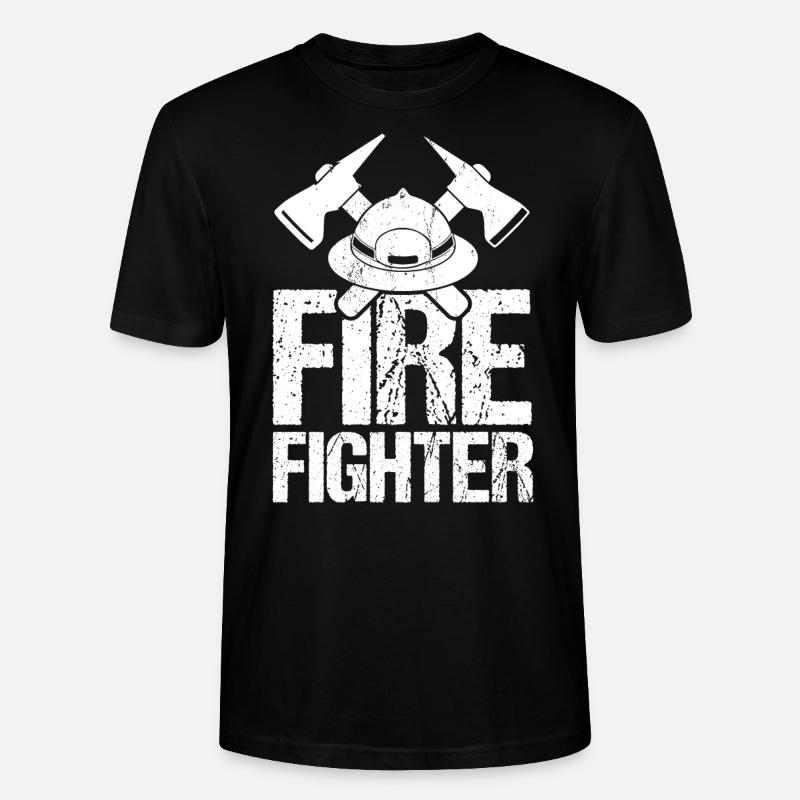 Feuerwehr - Stanley/Stella Unisex Bio-T-Shirt CRAFTER - Schwarz