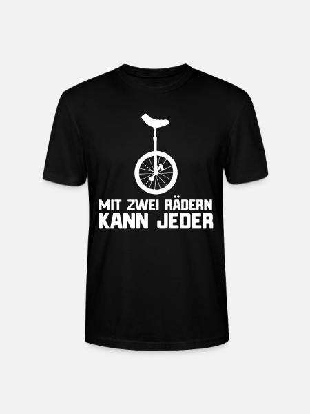 Einrad - Stanley/Stella Unisex Bio-T-Shirt CRAFTER - Schwarz