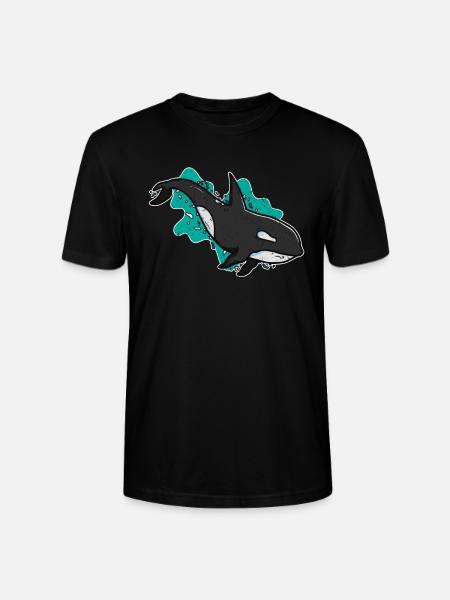 Killerwal Tierliebhaber - Stanley/Stella Unisex Bio-T-Shirt CRAFTER - Schwarz