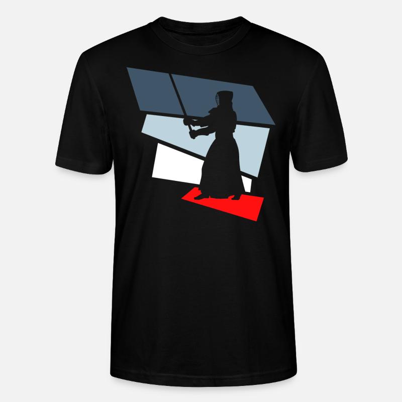 kendo retro - Stanley/Stella Unisex Bio-T-Shirt CRAFTER - Schwarz