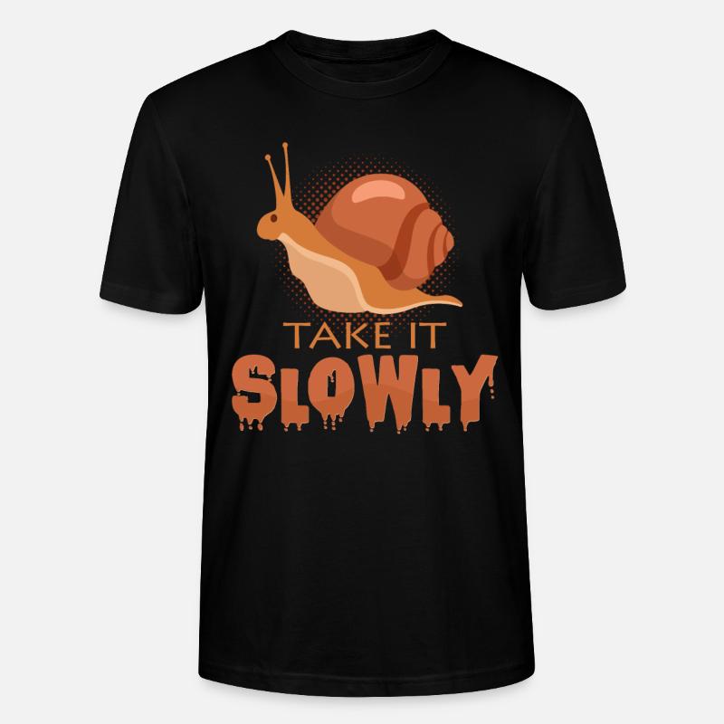 Langsam - Stanley/Stella Unisex Bio-T-Shirt CRAFTER - Schwarz