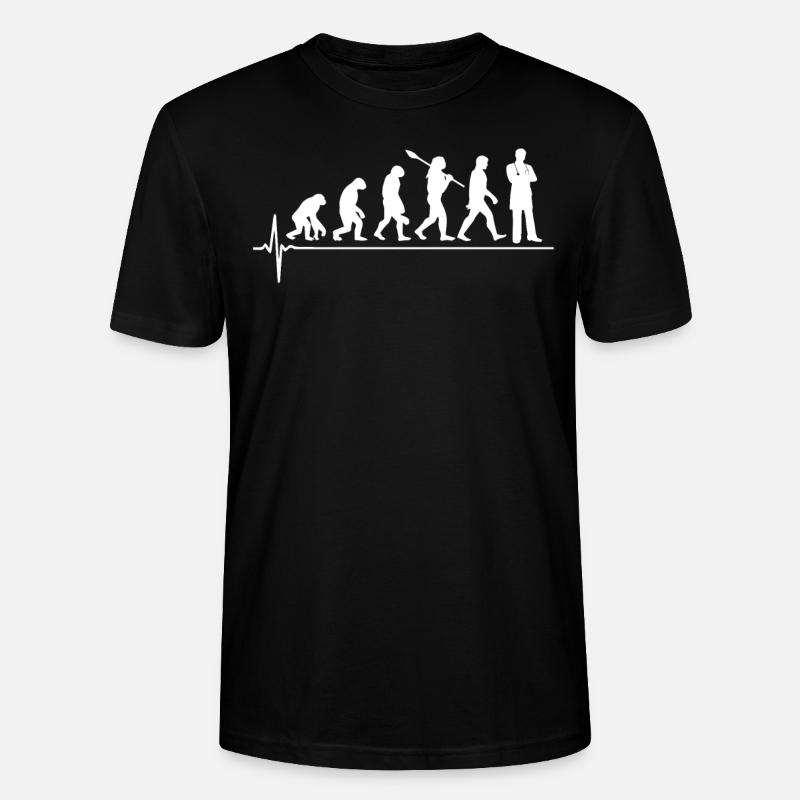 Doctor Evolution Gift - T-shirt bio CRAFTER Stanley Stella Unisexe - noir