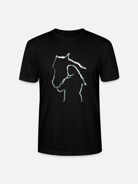 Pferde Liebhaber - Stanley/Stella Unisex Bio-T-Shirt CRAFTER - Schwarz