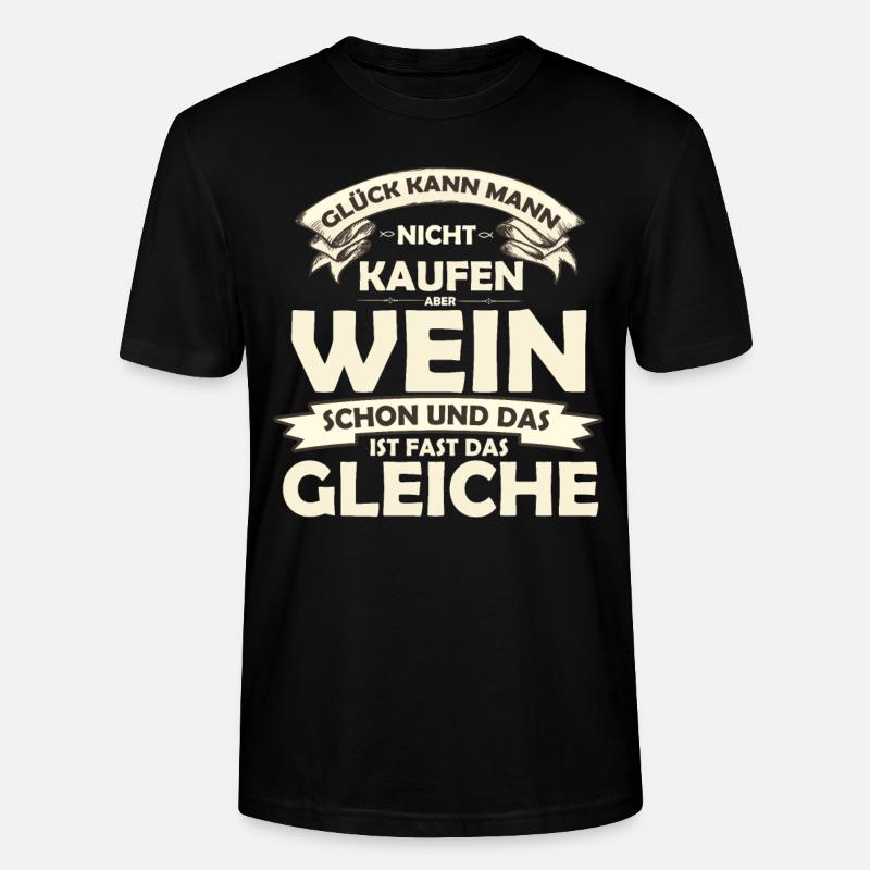 Wein - Stanley/Stella Unisex Bio-T-Shirt CRAFTER - Schwarz
