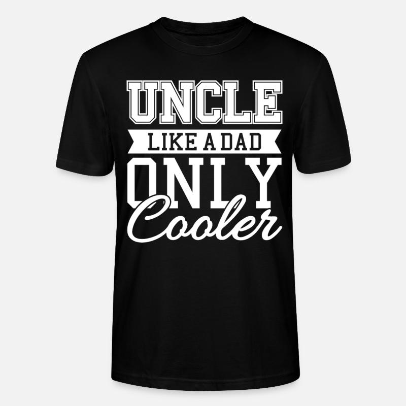 Onkel - Stanley/Stella Unisex Bio-T-Shirt CRAFTER - Schwarz