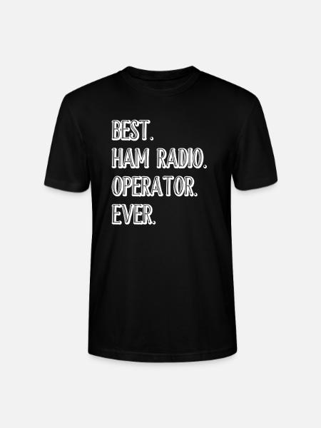 Amateur Radio - Stanley/Stella Unisex Bio-T-Shirt CRAFTER - Schwarz