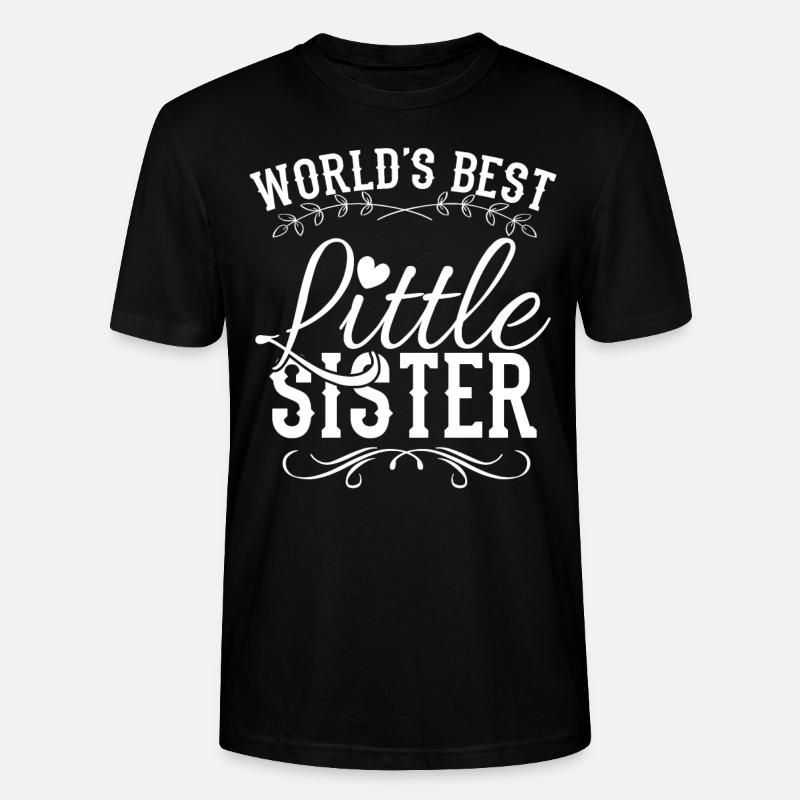Schwester - Stanley/Stella Unisex Bio-T-Shirt CRAFTER - Schwarz