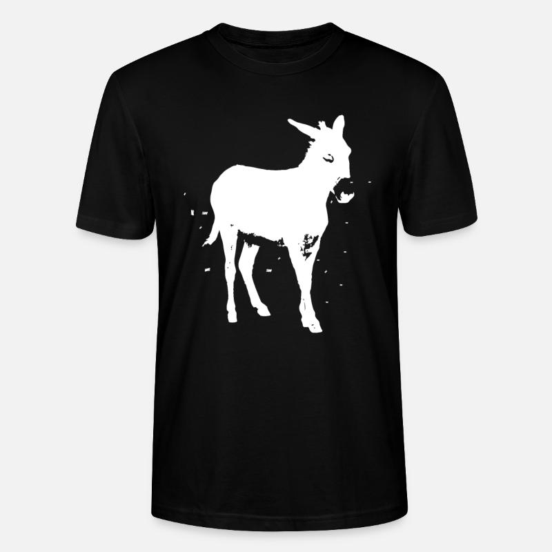baudet - T-shirt bio CRAFTER Stanley Stella Unisexe - noir