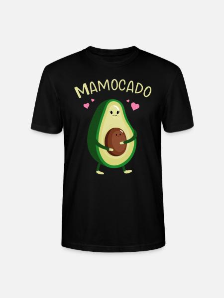 Avocado Mama Mamocado - Stanley/Stella CRAFTER Unisex Organic T-Shirt - black