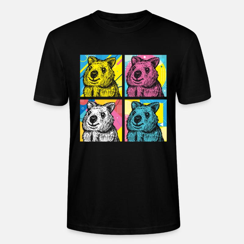 Quokka - Stanley/Stella Unisex Bio-T-Shirt CRAFTER - Schwarz