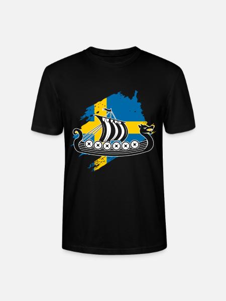 Schweden Wikinger - Stanley/Stella Unisex Bio-T-Shirt CRAFTER - Schwarz