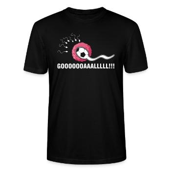 Grappig doel Zwangerschap Humor Zwangerschap Aankondiging - Stanley/Stella Uniseks bio-T-shirt CRAFTER - zwart - Voor - Alina (178cm) & Michal (187cm)
