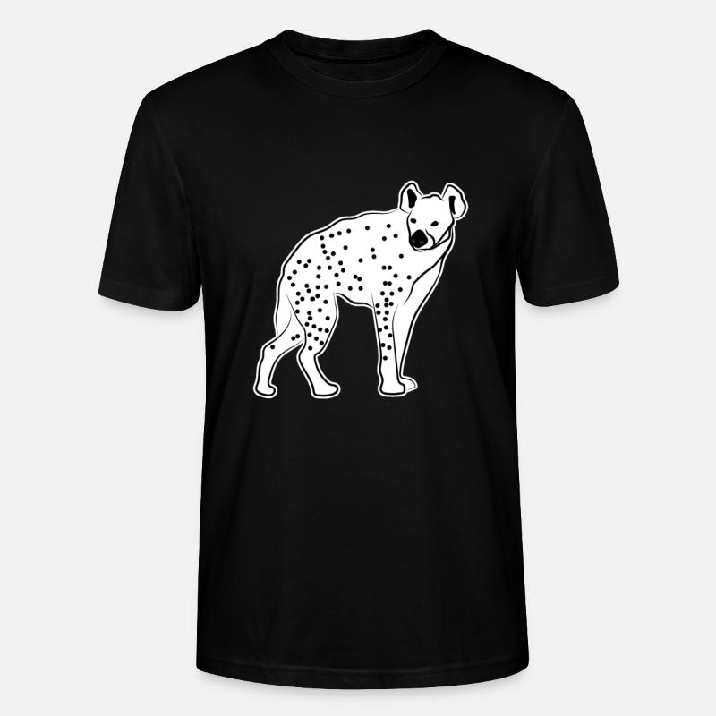 Hyäne Geschenkidee - Stanley/Stella Unisex Bio-T-Shirt CRAFTER - Schwarz